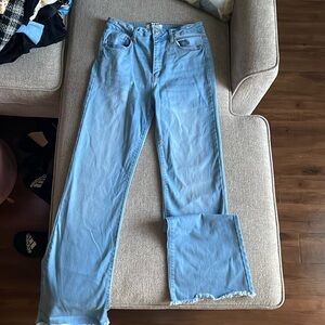 High Waisted Flared Jeans